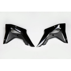 Plásticos laterales de radiador UFO negro Honda CR250RX