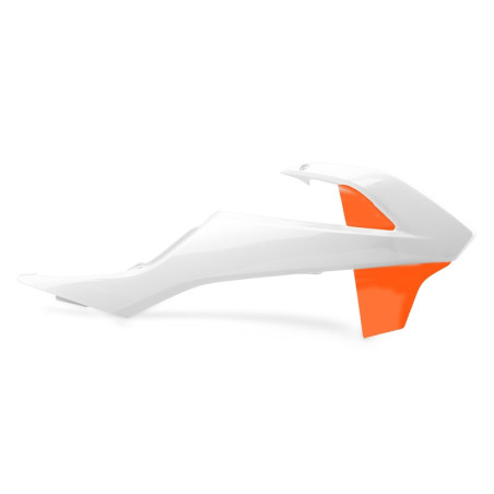 Aletines de radiador Polisport SX65 16-19 Naranja / Blanco