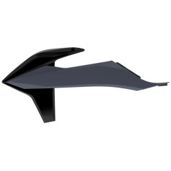 Aletines de radiador Polisport SX/SX-F 19 Negro / Gris Nardo Grey