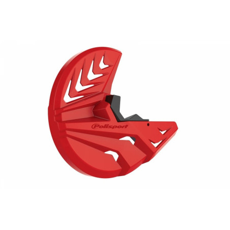 Protectores de horquilla+disco de freno Polisport CRF450/250R 10-14 - Rojo