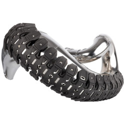 Protector de escape Polisport Armadillo Negro