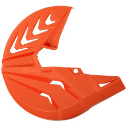 Protector de disco y puntera de Horquilla POLISPORT naranja