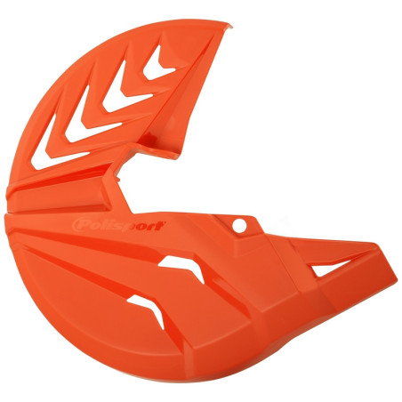 Protector de disco y puntera de Horquilla POLISPORT naranja