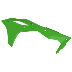 Aletines del radiador Polisport verde Kawasaki KX250/250F