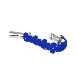Protector de escape POLISPORT corto azul