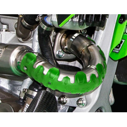 Protector de escape POLISPORT largo verde 2