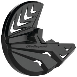 Protector de disco y puntera de Horquilla POLISPORT negro / negro
