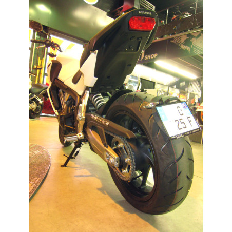 Portamatrículas a la rueda Honda CB650F negro