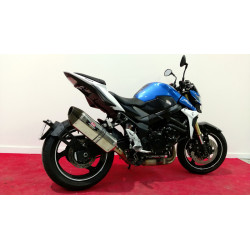 Portamatrículas a la rueda Suzuki GSR750 negro 2
