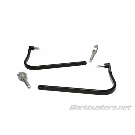 Soportes de aluminio Barkbusters Fijación de doble anclaje Color negro