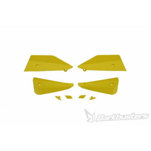 Kit de deflectores y conectores Barkbusters SABRE Color amarillo