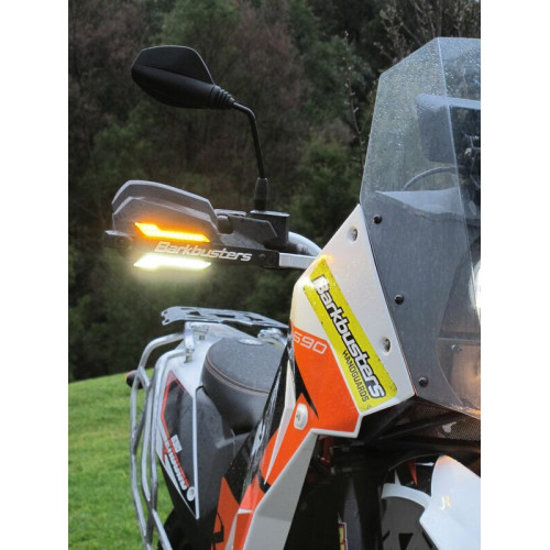 Kit luces de posición LED luz blanca, paramanos Barkbusters VPS,STORM