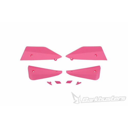 Kit de deflectores y conectores Barkbusters SABRE Color rosa
