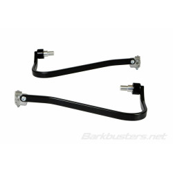 Soportes de aluminio Barkbusters Fijación de doble anclaje Color negro