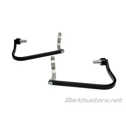 Soportes de aluminio Barkbusters Fijación de doble anclaje Color negro