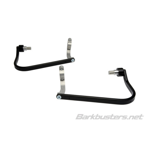 Soportes de aluminio Barkbusters Fijación de doble anclaje Color negro