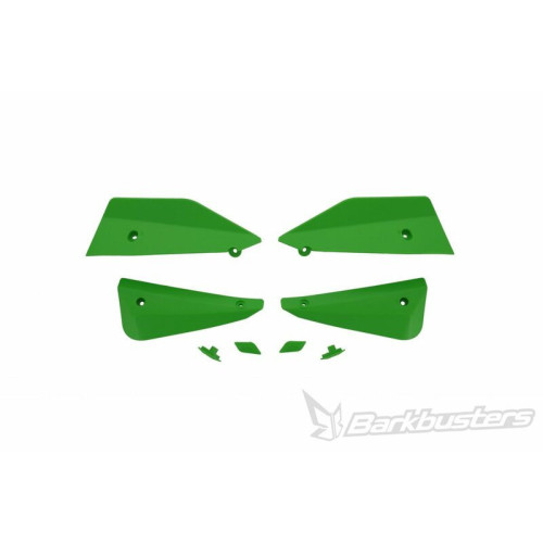 Kit de deflectores y conectores Barkbusters SABRE Color verde