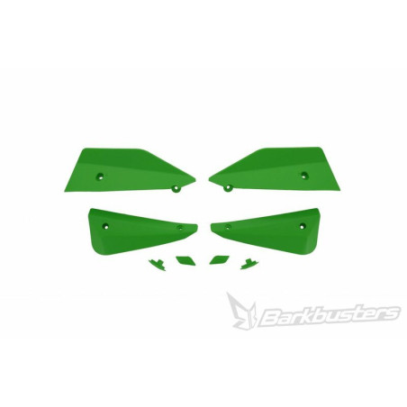 Kit de deflectores y conectores Barkbusters SABRE Color verde