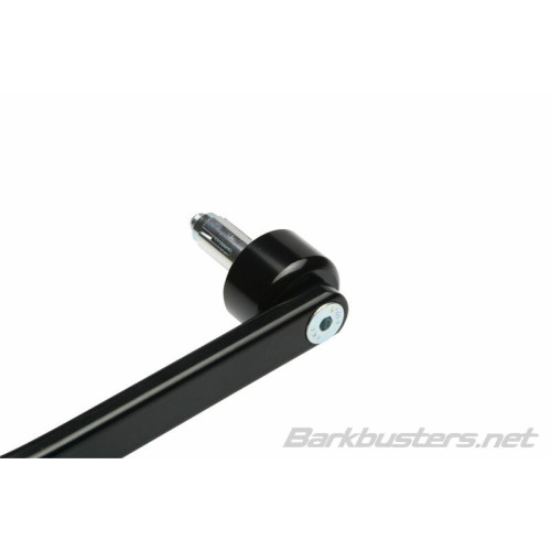 Kit de montaje paramanos Barkbusters Fijación de doble anclaje Color negro