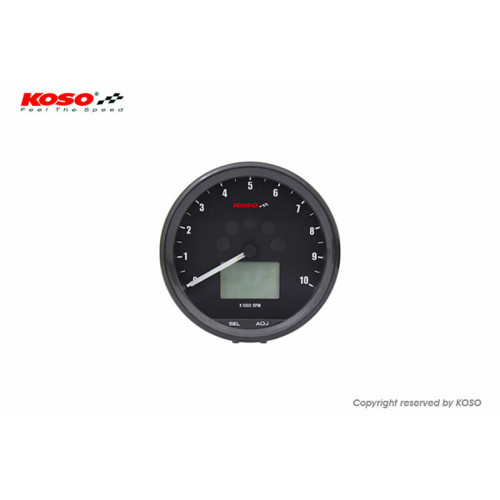 Marcador multi-función KOSO TNT Neo Retro Ø64mm color negro
