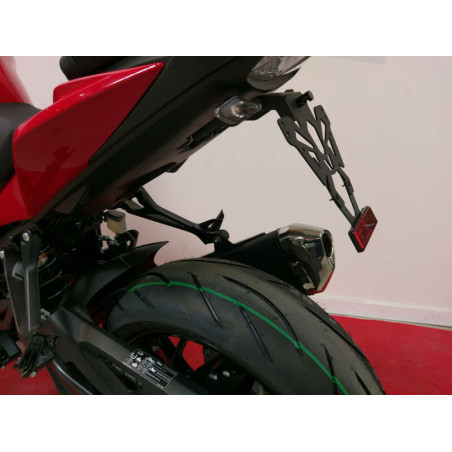 Portamatrículas Suzuki GSX-S750/S1000 negro V PARTS