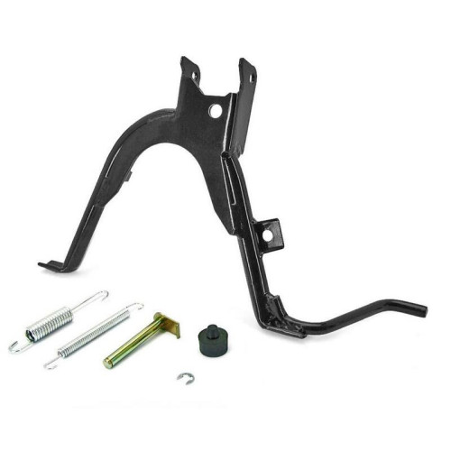 Caballete central V PARTS negro