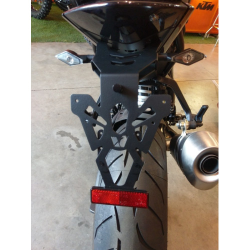 Portamatrículas KTM 1290 SUPER DUKE R negro V PARTS