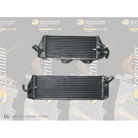 Radiador de aluminio soldado standard lado izquierdo