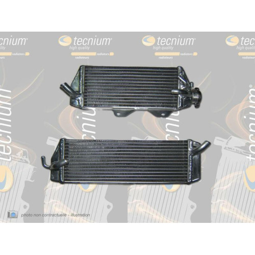 Radiador de aluminio soldado standard lado derecho