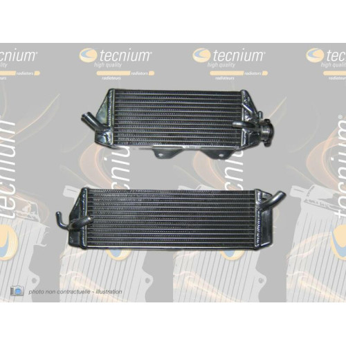 Radiador de aluminio soldado standard lado derecho