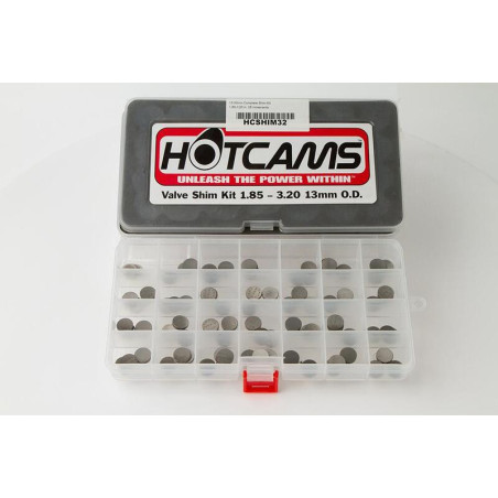 Kit Pastillas de reglaje HOT CAMS Ø13,00mm de 1,85 a 3.20mm - Juego de 3