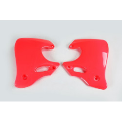 Plásticos laterales de radiador UFO Honda rojo HO02653-061