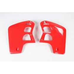 Plásticos laterales de radiador UFO Honda rojo HO02620-070
