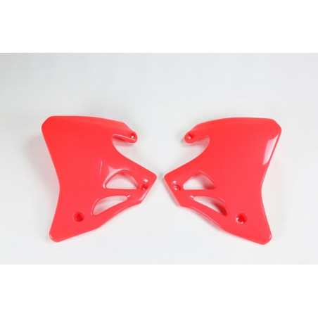 Plásticos laterales de radiador UFO Honda rojo HO02672-067