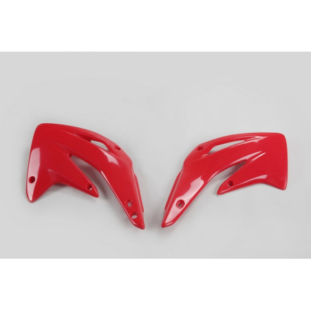Plásticos laterales de radiador UFO Honda rojo HO03630-070