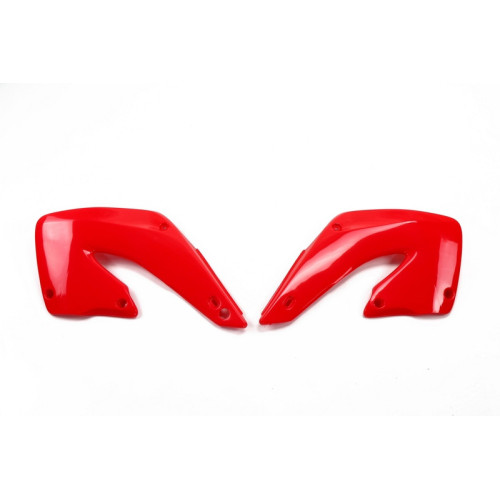 Plásticos laterales de radiador UFO Honda rojo HO03664-070