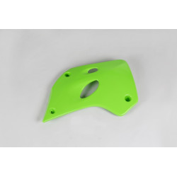 Plásticos laterales de radiador UFO Kawasaki verde KA02759-026