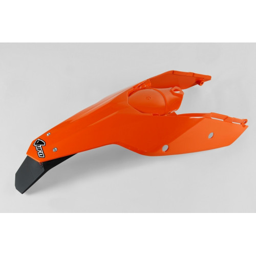 Guardabarros trasero con paneles laterales y piloto LED UFO KTM naranja KT03097-127