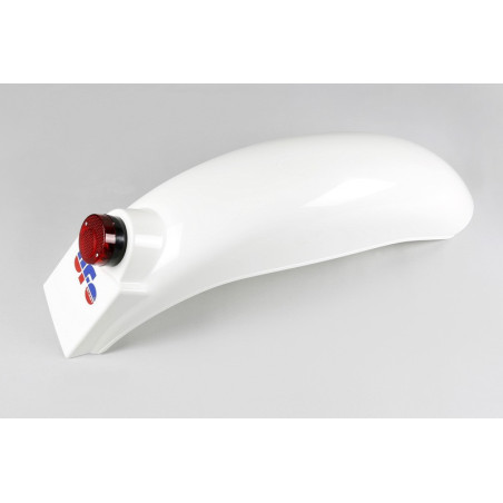 Guardabarros trasero universal UFO enduro con luz Ktm (75-76) blanco ME08036-W