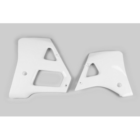Plásticos laterales de radiador UFO Yamaha blanco YA02815-046