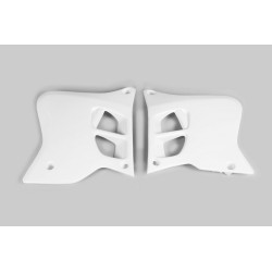 Plásticos laterales de radiador UFO Yamaha blanco YA02856-046