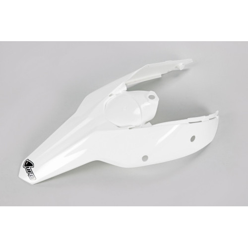 Guardabarros trasero con paneles laterales UFO KTM blanco KT03094-047