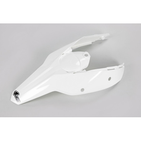 Guardabarros trasero con paneles laterales UFO KTM blanco KT03094-047