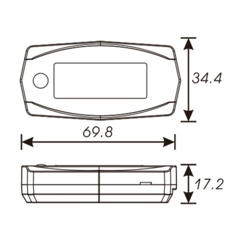 Cuenta Rpm + cuenta horas universal KOSO BA033W00