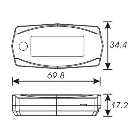 Cuenta Rpm + cuenta horas universal KOSO BA033W00