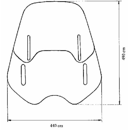 Pantalla MRA altura regulable, transparente,