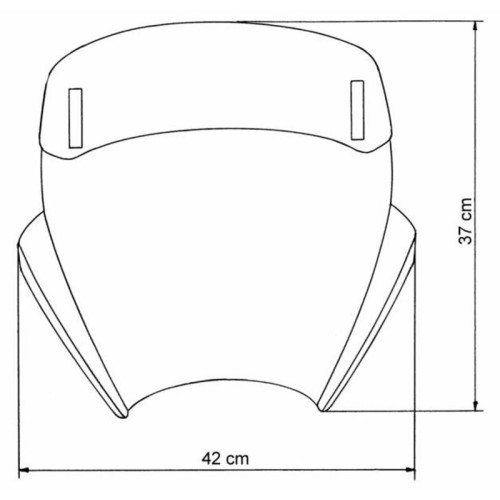 Pantalla MRA Vario Touring, ahumado, sin herrajes