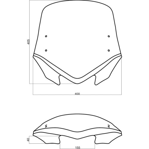 Pantalla MRA V-Flow Z, ahumado
