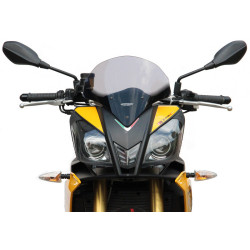 Pantalla MRA Racing SPM, ahumado, Aprilia Tuono V4 R, longitud 350 mm