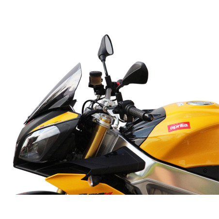 Pantalla MRA Racing SPM, ahumado, Aprilia Tuono V4 R, longitud 350 mm